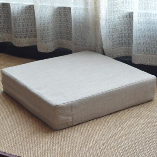 Zafu Inba - Beige / 40x40cm (15.7) - Tatami Cushion