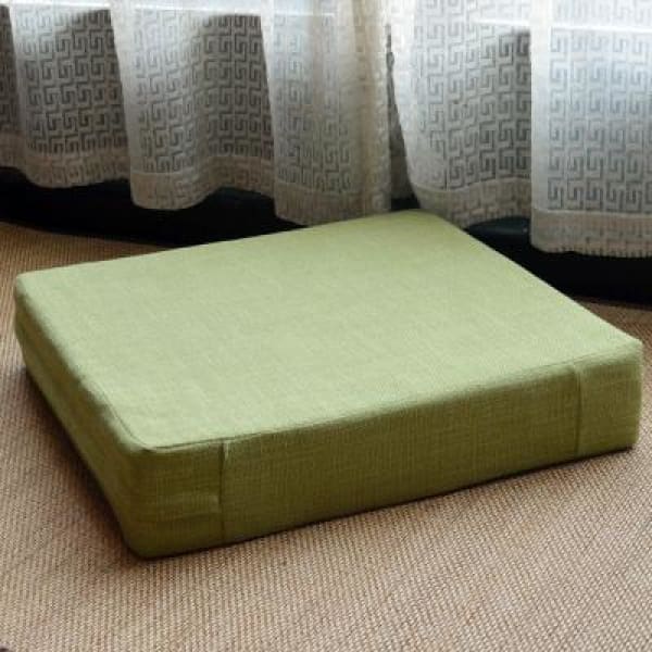Zafu Inba - Green / 40x40cm (15.7) - Tatami Cushion