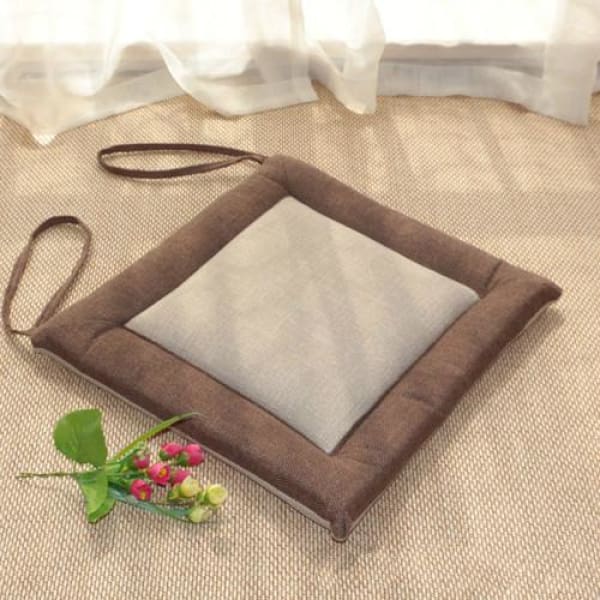 Zafu Suwa - Deep coffee beige - Tatami Cushion