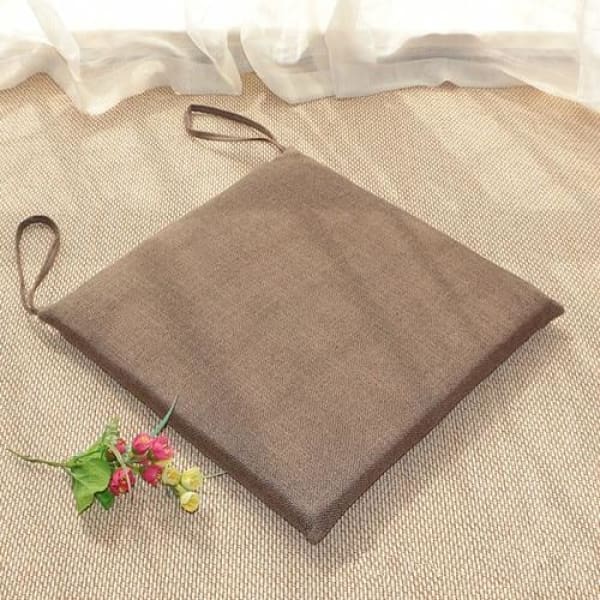 Zafu Suwa - light coffee - Tatami Cushion