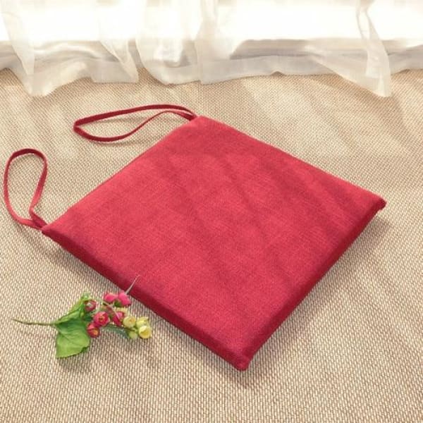 Zafu Suwa - Red - Tatami Cushion